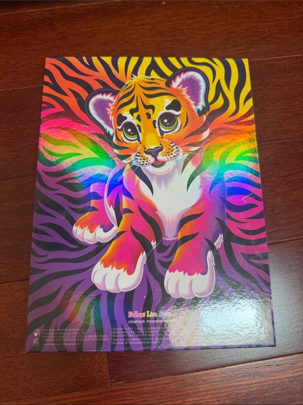 Lisa Frank x Morphe Eyeshadow Palette 35 colors Forrest the Tiger